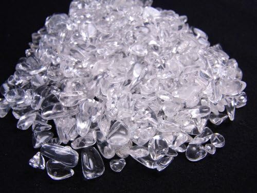 Natural crystal pebble chips on grade transparent type 300g purifying (japan import)