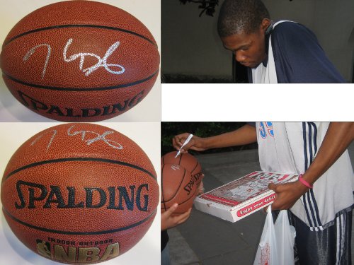 KEVIN DURANT OKLAHOMA CITY THUNDER,THUNDER,TEXAS,LONGHORNS,SIGNED,AUTOGRAPHED,NBA BASKETBALL,COA,WITH PROOF
