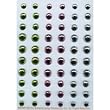 Martha Stewart Crafts Stickers, Green and Pink Ombre Gem
