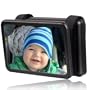 Wicked Chili Baby Spiegel Easy View - R�ckspiegel f�r Babyschalen Zusatzspiegel (Made in Germany, drehbar / schwenkbar/ neigbar 140 x 88 mm) schwarz