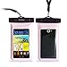 DandyCase Waterproof Case for Apple iPhone 5S / 5 / 5C, Galaxy S4, HTC One, iPod Touch 5 - Also fits other Large Smartphones up to 5.3