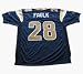 Marshall Faulk Autographed St. Louis Rams Official NFL Authentic Jersey Image