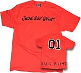 Dukes of Hazzard General Lee T-shirt Orange