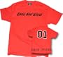 Dukes of Hazzard General Lee T-shirt Orange