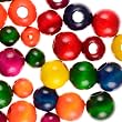 Large Wood Beads, Assorted Sizes & Colors, 45 Pc Bag