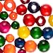 Large Wood Beads, Assorted Sizes & Colors, 45 Pc Bag