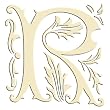 Monogram Embroidered Guest Towel - R - 1 Hand Towel Monogram Embroidered Guest Towel - R - 1 Hand Towel