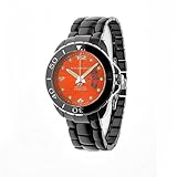 Android Men's Exotic Divemaster Swiss Quartz Ceramic Watch - Orange Dial