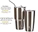 Stainless Steel Tumbler Bundle - 30 OZ and 20 OZ with Stainless Steel Straws