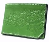 Hand Made Genuine Italian Leather Embossed "Tree Branch" Retro Wallet