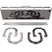 Black Aluminum Country Club Horseshoes