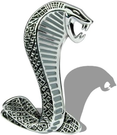 Silver Cobra Snake Logo Metal Badge Decal Sticker Emblem 3D For Car Truck Hot