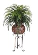 Artificial Fern in Large Tribal Pot