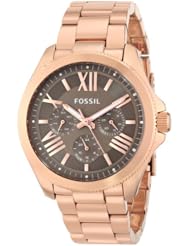 Fossil Womens AM4533 Cecile Analog Display Analog Quartz Rose Gold Watch