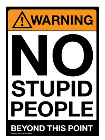 Brand Novelty Warning