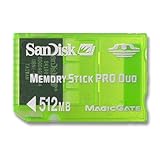 512MB Memory Stick Pro Duo 512MB Memory Stick Pro Duo