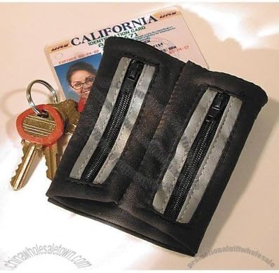 Reflective Arm/Wrist wallet. Great for jogging,, Keys/Money