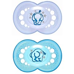 MAM 703911 - Night Latex 16+, Schnuller, f�r Jungen, Doppelpack, farblich sortiert - BPA frei