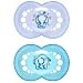 MAM 703911 - Night Latex 16+, Schnuller, f�r Jungen, Doppelpack, farblich sortiert - BPA frei