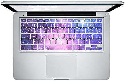 NDAD® Galaxy Pattern Vinyl Protective Keyboard Decal Skin Macbook Sticker Red Universl Glitters for Apple Macbook Air 12 inch/New 12 inch(A1534)