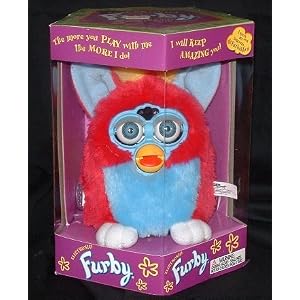 Furby Red + Blue Electronic Furbie by