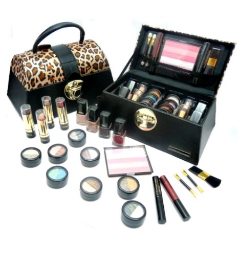 Exklusive Kosmetik Schminkkoffer 30 teilige Sch&ouml;ne Trendkosmetik SET Preisvergleich