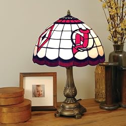 New Jersey Devils Desk Lamp - Tiffany Style NHL Hockey Fan Shop Sports Team Merchandise