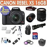 Canon Rebel XS + Sigma 18-200 f3.5-6.3 DC Lens + 500mm Preset Lens + 2x Tel ....