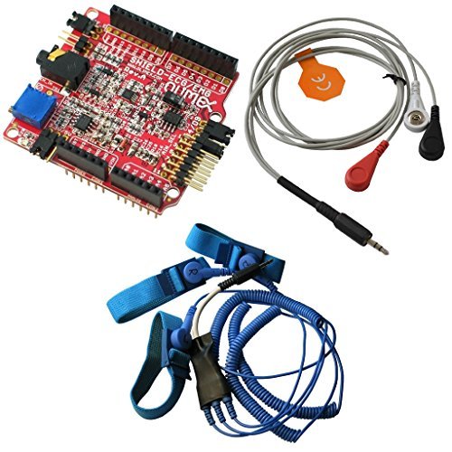 SHIELD-EKG-EMG + SHIELD-EKG-EMG-PA + SHIELD-EKG-EMG-PRO EKG EKG arduino shield kit including leads