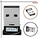 Nano Bluetooth Mini USB-Adapter Class2 EDR V2.0 - Bluetooth Stick 100m Reichweite - Windows 7 / XP / Vista / 2000