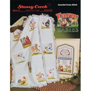 Counted-Cross-Stitch-Pattern-Book-Farm-Babies