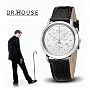 Kronsegler DR.HOUSE Damen Chronograph stahl-weiss