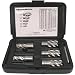Jancy Slugger Cobalt Steel Annular Cutter Set (5 piece), Uncoated (Bright) Finish, 3/4" Annular Shank, 1" Cut Depth, 9/16" to 1-1/16" Sizes