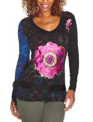 Desigual Damen Shirt/ Langarmshirt 17T2473, Gr. 36 (S), Schwarz (2000) Preisvergleich