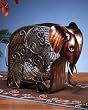 13" Adorable Whimsical Mister Elephant Table Top Figure Fan