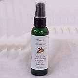 Très Spa Naked Beard Oil, Men's Grooming with Organic Argan oil, Scent Free (2oz)