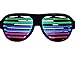 WDCS LED musical shades Sound & Music Active LED Party Glasses with USB Charger. Best for Cloubbing, EDM, Rave, Disco, Dubstep Party