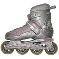 Girls' Roces Adjustable Inline Skates - Silver/ Purple