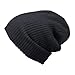 Morehats Cotton Embossed Knit Slouchy Beanie Winter Warm Ski Skater Hip-hop Hat