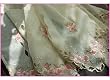 Gorgeous Embriodery Pink Floral Voile valance/cafe curtain
