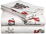 Pike Street 135-Gram Printed Flannel Twin Sheet Set, Baby Bear