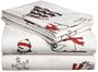 Pike Street 135-Gram Printed Flannel Twin Sheet Set, Baby Bear