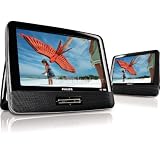 Philips PET9402 Portable DVD Player Dual 9'' Screens (Black)