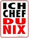 Shirt Zauber Fun Schild - Ich Chef, Du Nix!