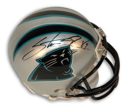 Steve Smith Autographed Carolina Panthers Mini Helmet