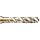 Dormer MTT-X E027/MTT-X E037 Powdered Metal Spiral Flute Threading Tap, Gold Oxide Finish, Round Shank With Square End, Modified Bottoming Chamfer