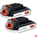 Black & Decker LBXR20-OPE2 20-Volt Lithium Ion Cordless 2-Pack  Battery