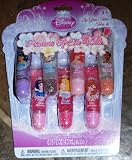 Disney Princess of the Week Lip Glass Tubes, Cinderella, Snow White, Jasmine, Sleeping Beauty, Tiana, Belle & Ariel thumbnail