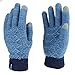 JAKY Global Mens Touchscreen Thick Knitted Warm Gloves
