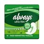 Always Ultra Thin Long Super Pads with Flexi-Wings, 16-Count